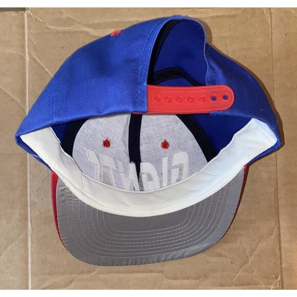 Vintage New York Giants Annco Snapback Hat NWT Deadstock Blue Red NFL - Picture 6 of 14